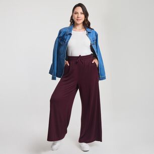 Pantal&oacute;n Tiro Medio Cullote Palazzo Mujer Sexy Large