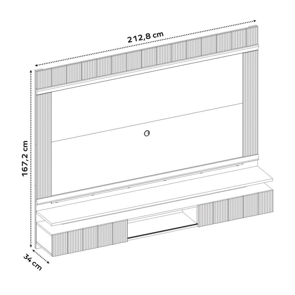 Panel Tv Home Mobili Elisse / 2 image number 2.0