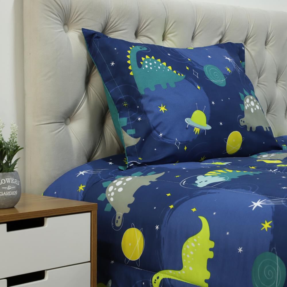 Plum&oacute;n Casaideal Kids Dinosaurios / 1.5 Plazas image number 1.0