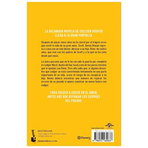 No Te Olvidar&eacute; (ed. Pel&iacute;cula) (tapa Blanda) - Colleen Hoover | Libro