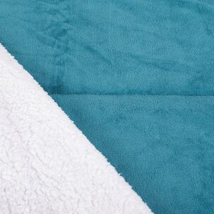 Plumon Coral Sherpa Super King Verde