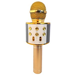 Microfono Karaoke Parlante Bluetooth Dorado Prosound