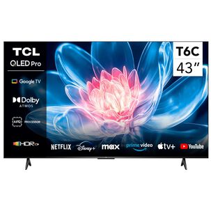 Qled 43" TCL 43T6C / Ultra HD 4K / Smart TV