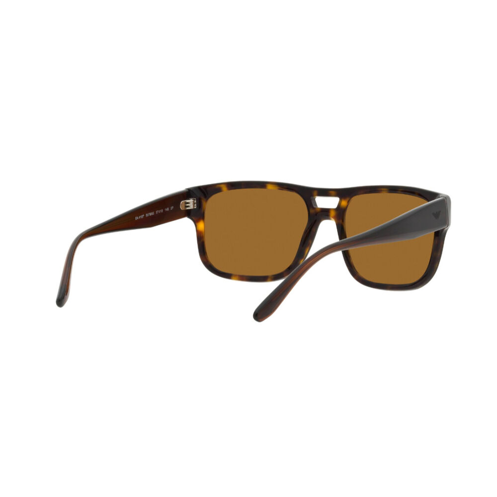 Lentes De Sol Havana Polarizado Emporio Armani image number 7.0