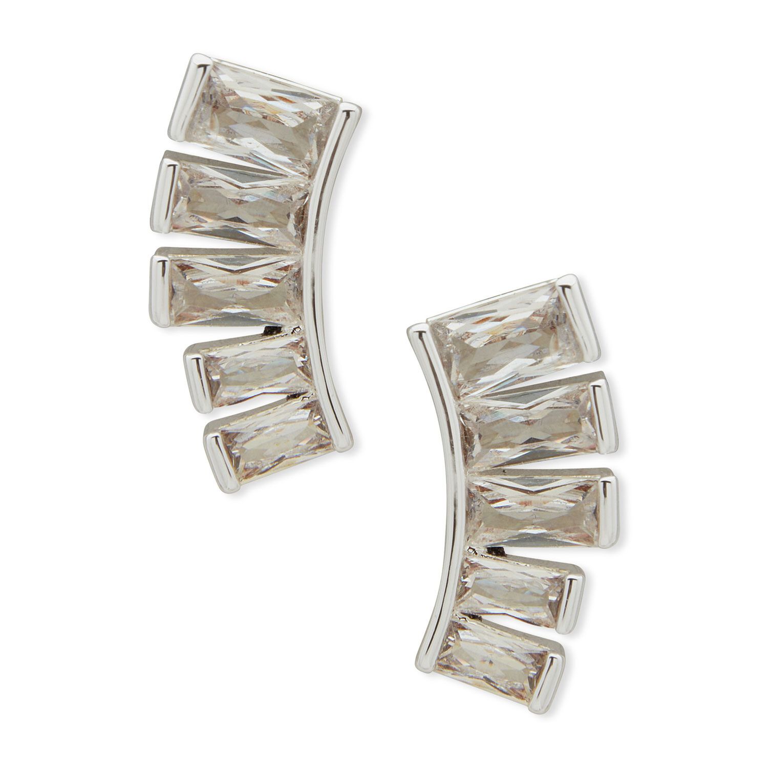 Aros Anne Klein 01g00880 Plateados image number 0.0