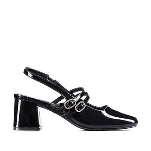 Zapato Taco Talón Descubierto Elegante Mujer Weide Yl053