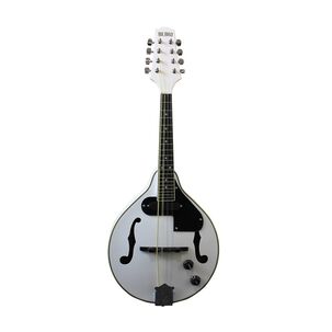 Mandolina Electroac&uacute;stica Blanca Bilbao M30t-wh