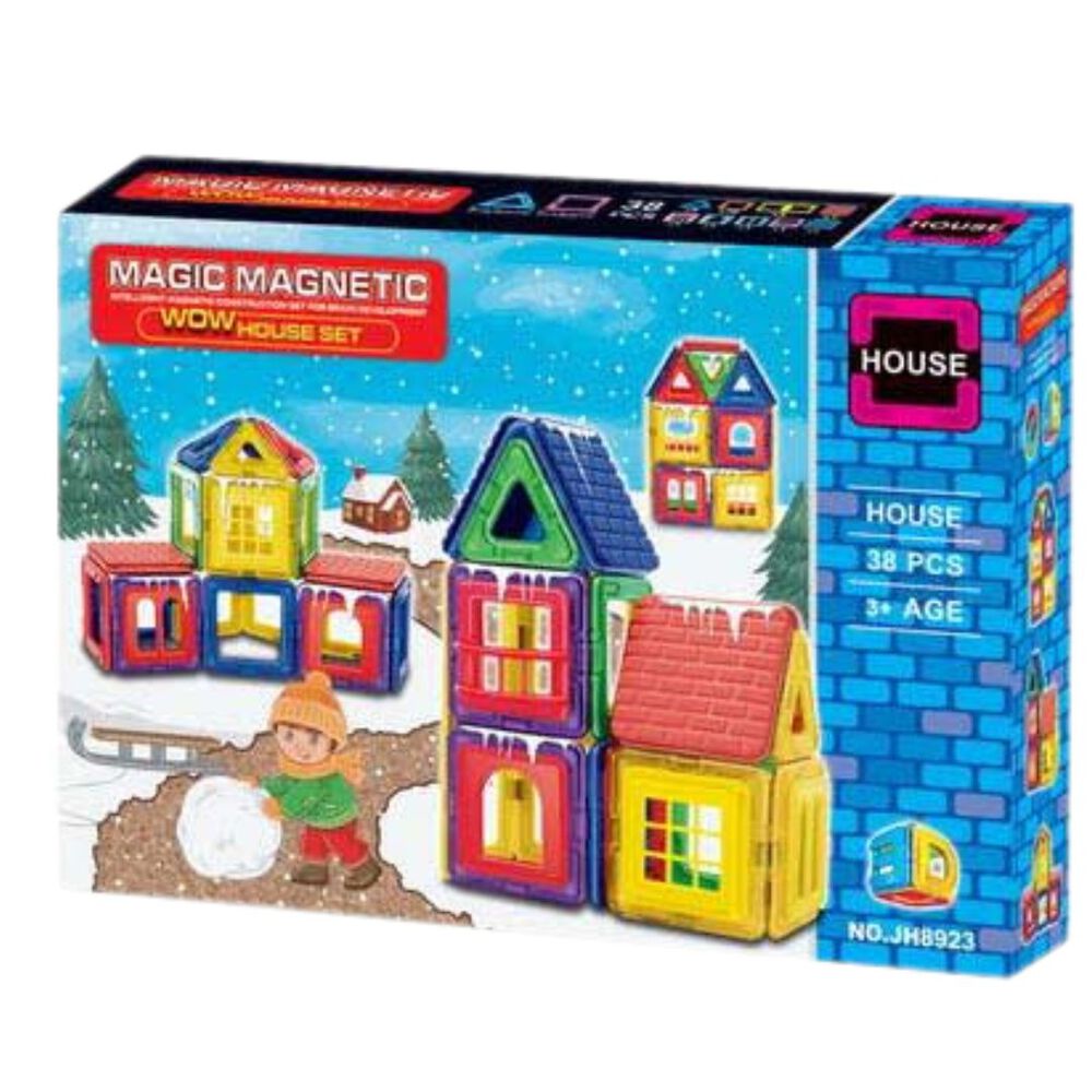 Bloques Magn&eacute;ticos 38 Piezas Juguete Didactico Ni&ntilde;o Ni&ntilde;a image number 5.0