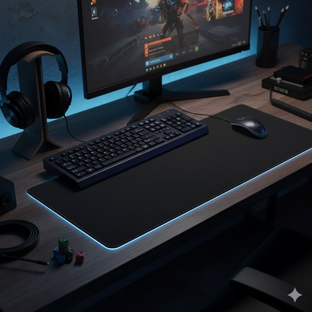 Mouse Pad Gamer Xl 90x40 Goma Antideslizante image number 2.0