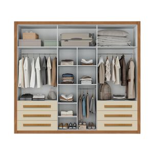 Cl&oacute;set Di Poretti Design Closet Venetto / 6 Puertas / 6 Cajones