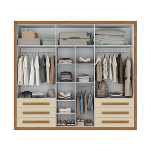 Cl&oacute;set Di Poretti Design Closet Venetto / 6 Puertas / 6 Cajones