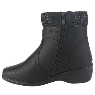 Botin Chalada Mujer Confort-4 Negro Casual