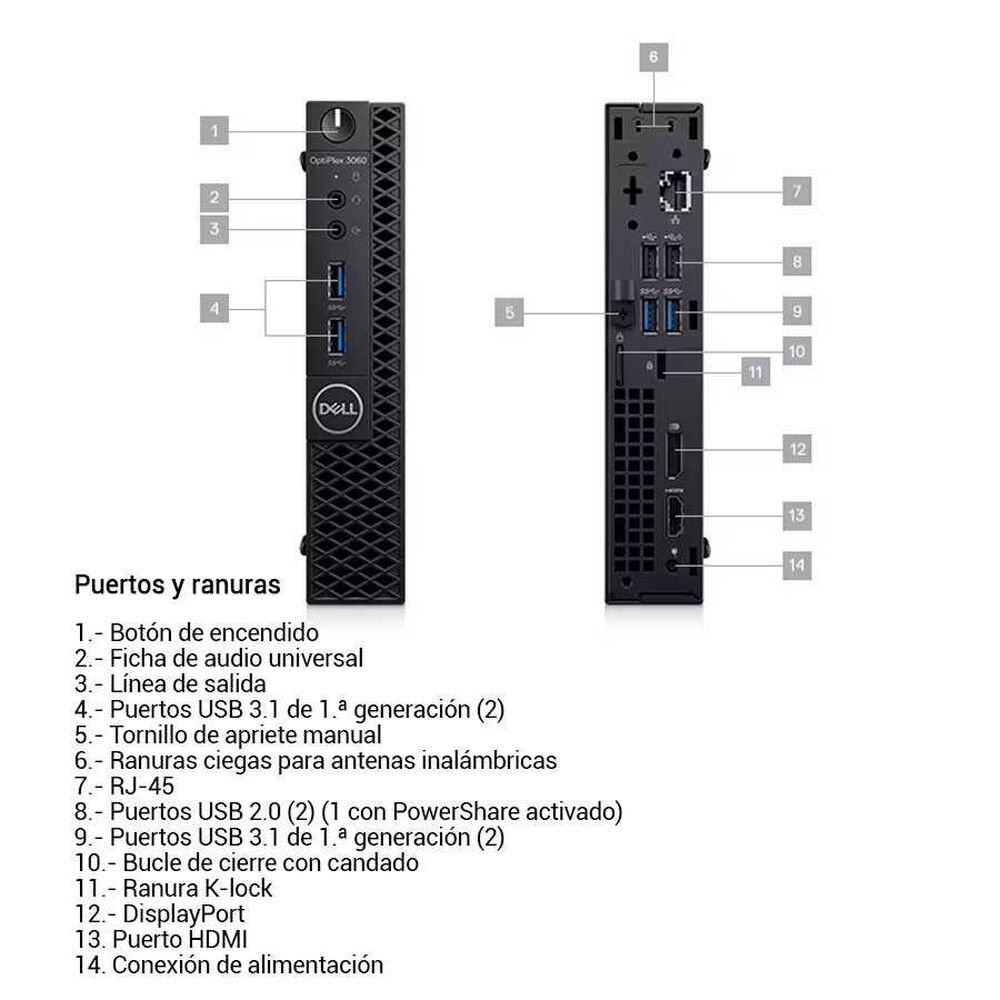 Mini Pc Hp 800 G3 (intel Core I5-6500t 16gb 512gb Ssd) + Teclado & Mouse Reacondicionado Grado A image number 2.0