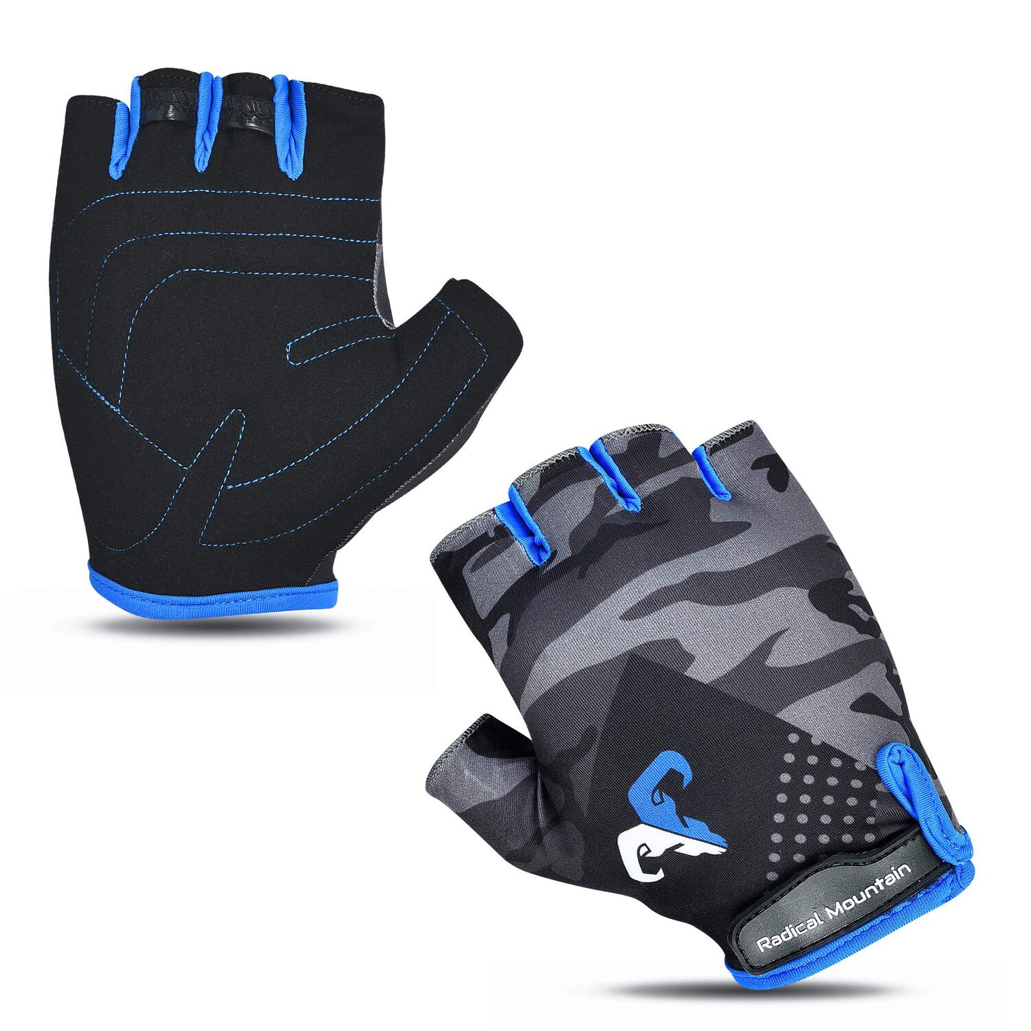Guantes Radical Mountain Corto 1460 Camo/blanco M image number 0.0