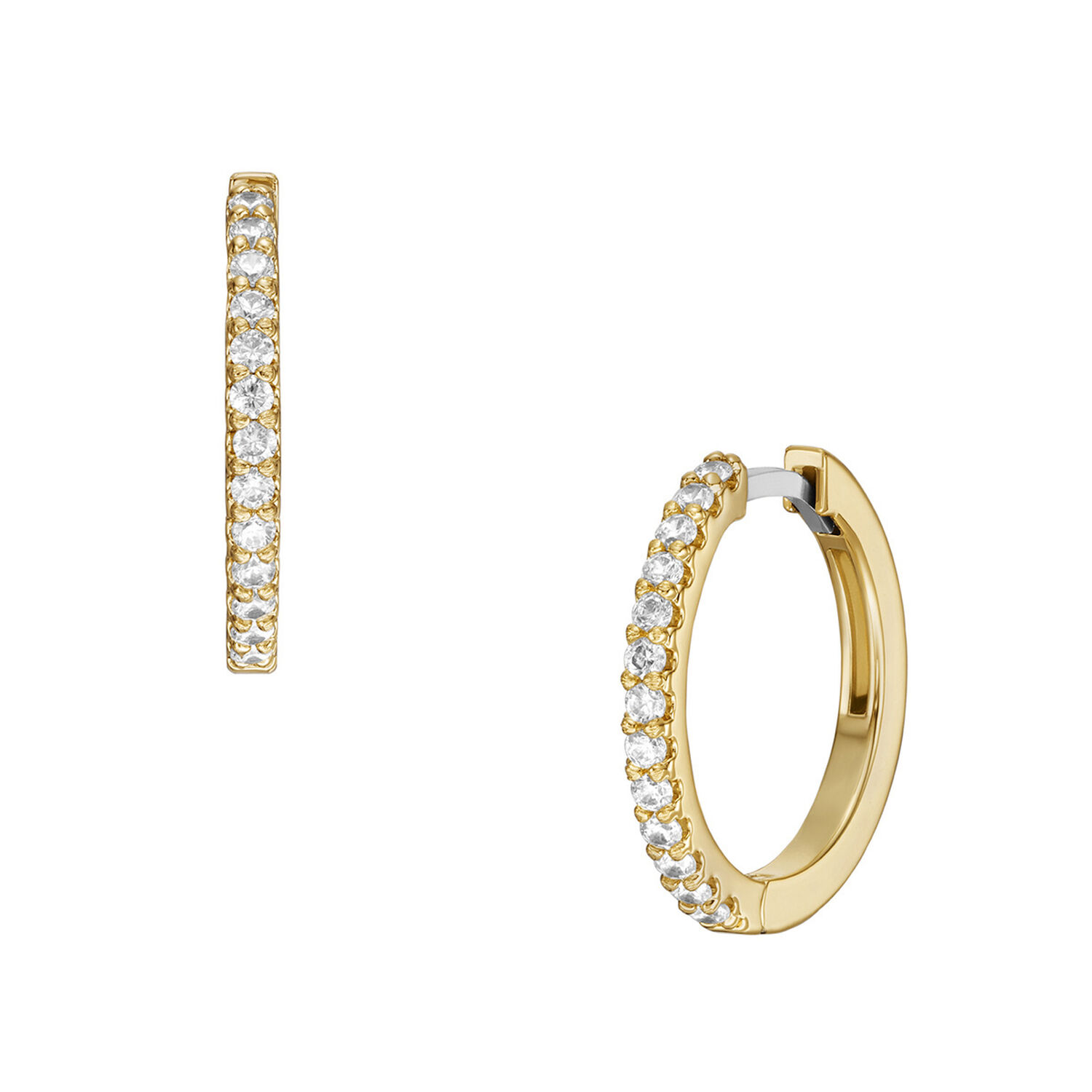 Aros Fossil Ja7215710 Dorado Mujer image number 1.0