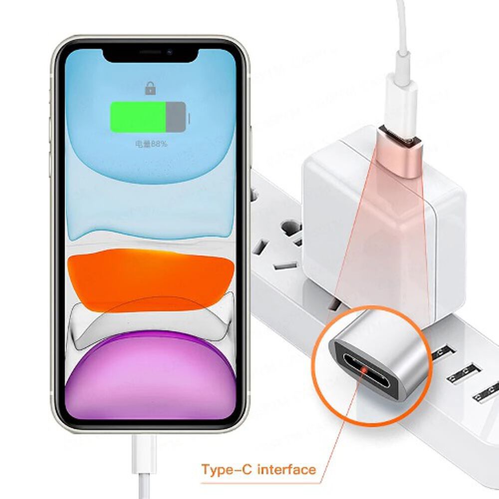 Adaptador Tipo C A Usb 3.0 Convertidor Conversor Usb Macho A Tipo C Hembra Compatible Para Iphone image number 2.0
