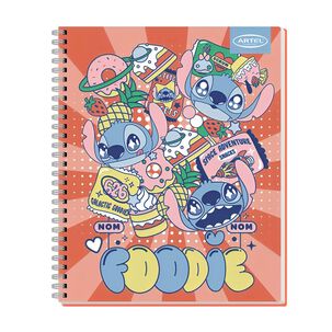Pack 10pcs Cuadernos Univ 100hj Stitch Foodie Artel 0388