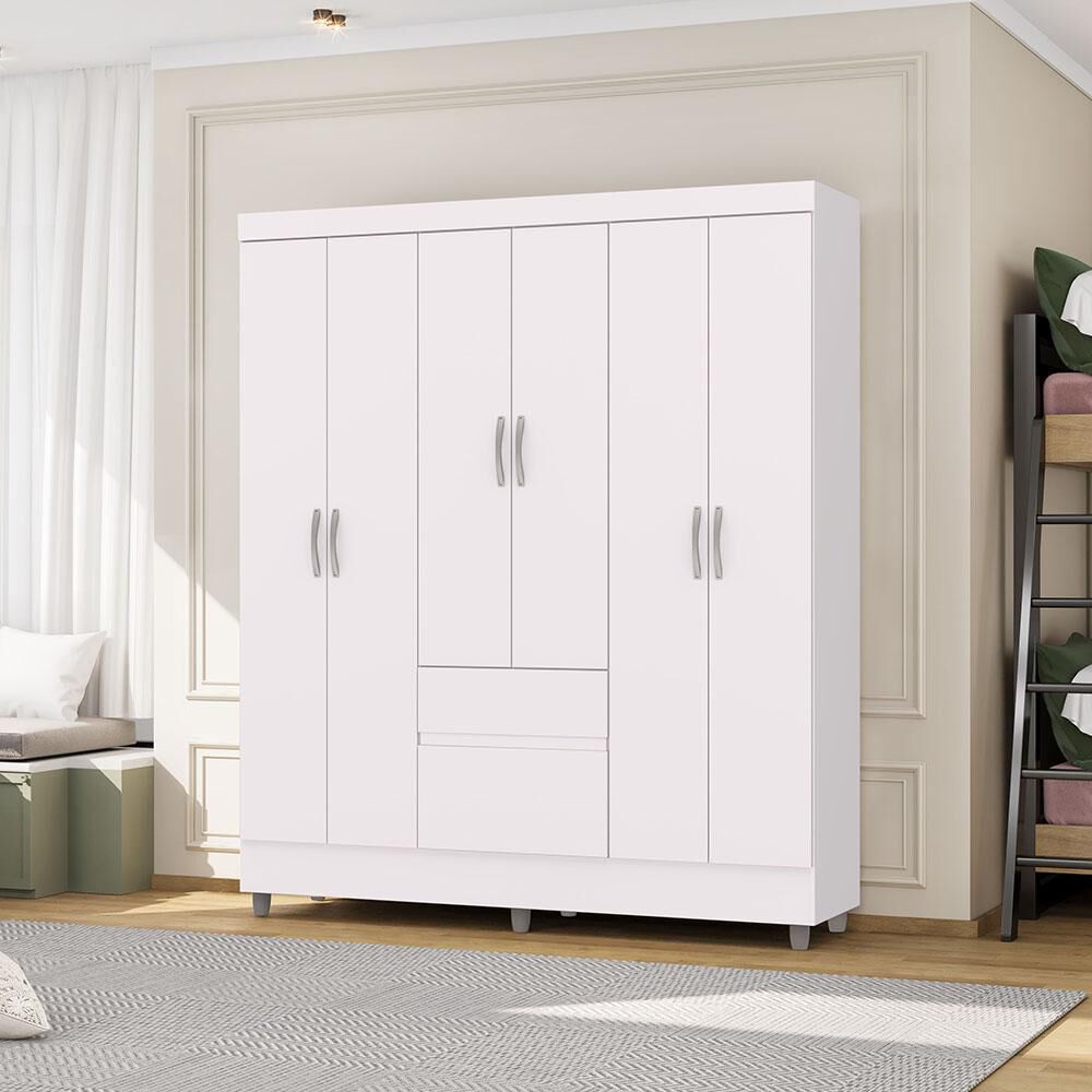 Cl&oacute;set Vekkahome Ideal / 6 Puertas / 2 Cajones image number 10.0