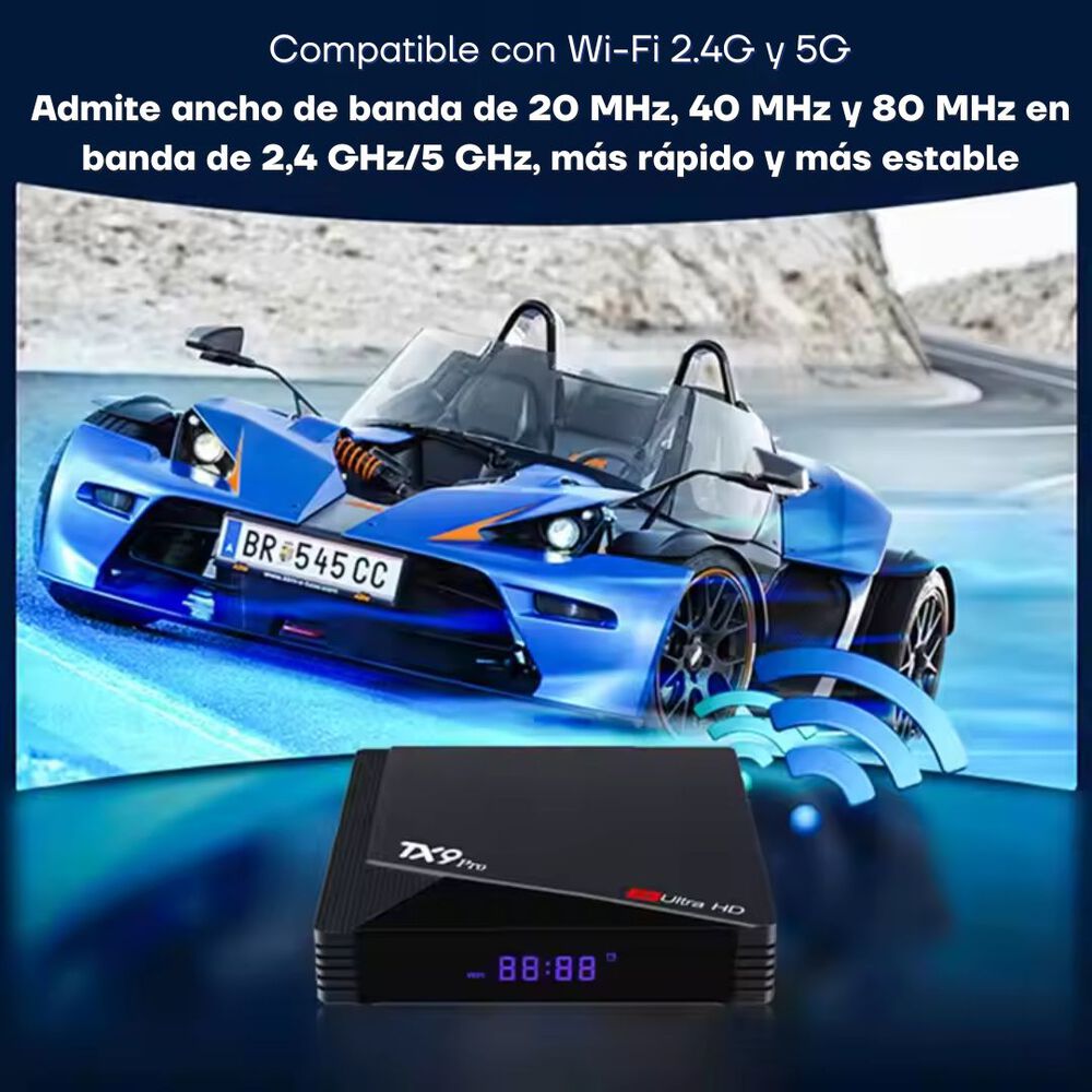 Tv Box Tx9 Pro 2 En 1 Retro Games 4k Ultra Hd Wifi 4gb Ram 32gb Rom image number 2.0