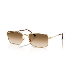 Lentes De Sol Dorado Degradados Ray-ban