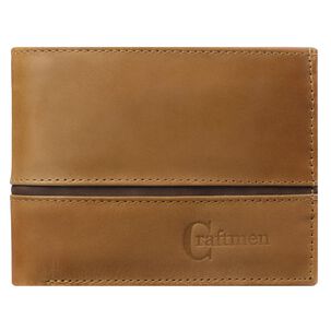 Billetera Hombre Craftmen Cuero Natural