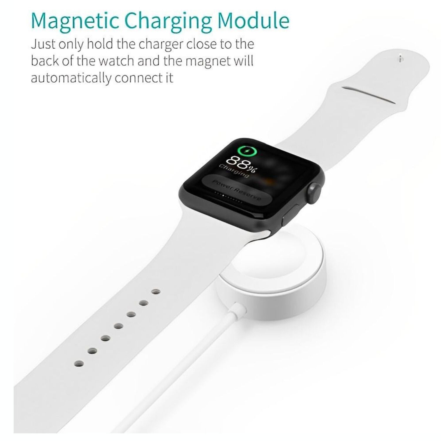 Cable Cargador Rapida Usb Para Apple Watch 4 5 6 7 8 Ultra image number 1.0