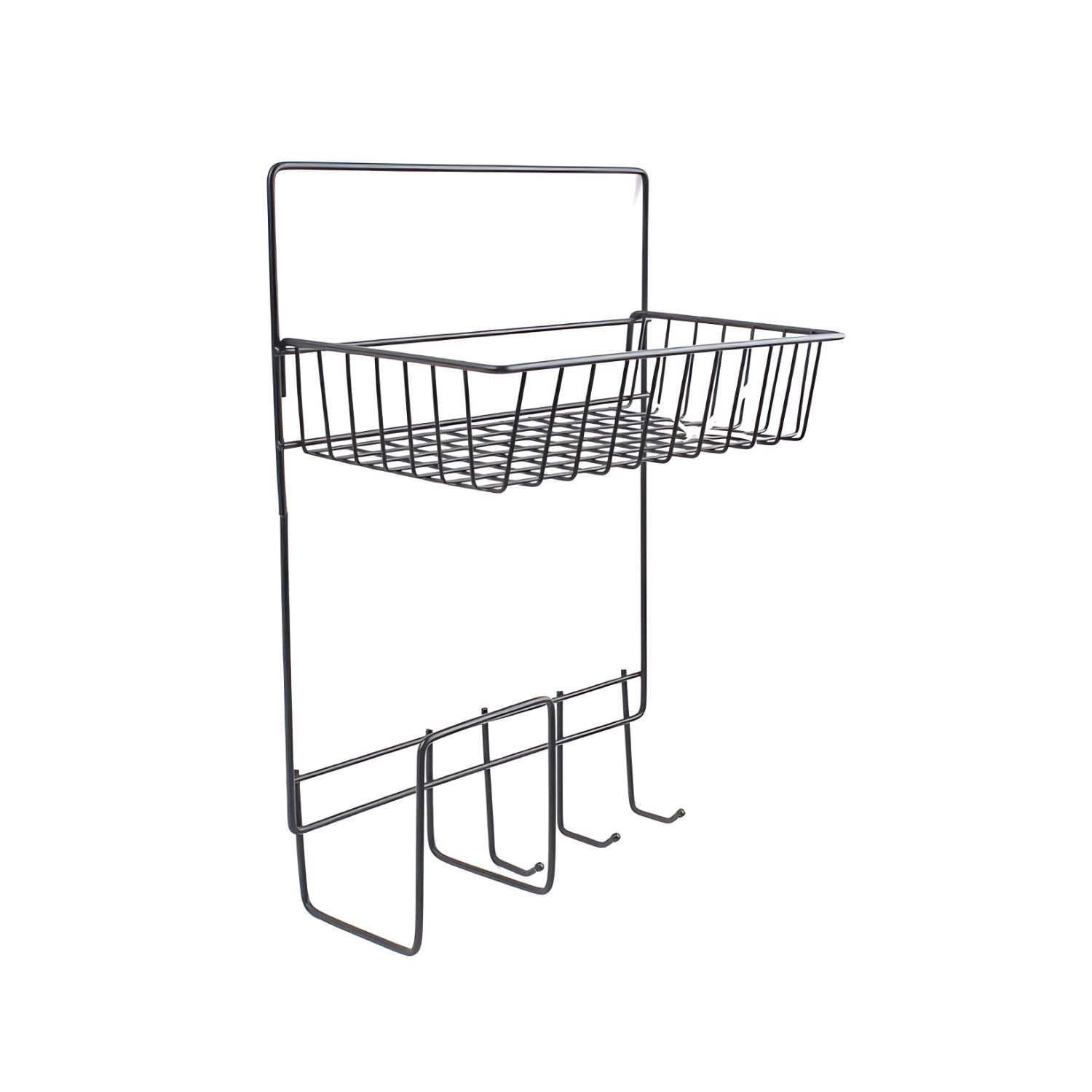 Organizador Colgante Met&aacute;lico Hogar 34 Cm 2 Pisos Almacenamiento image number 0.0