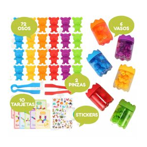 Juguete De Clasificacion Animales Y Colores 98 Piezas Infantiles