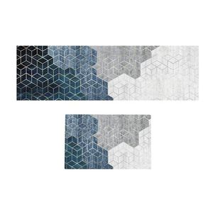 Set 2 Alfombra Cocina Piso Entrada Antideslizante