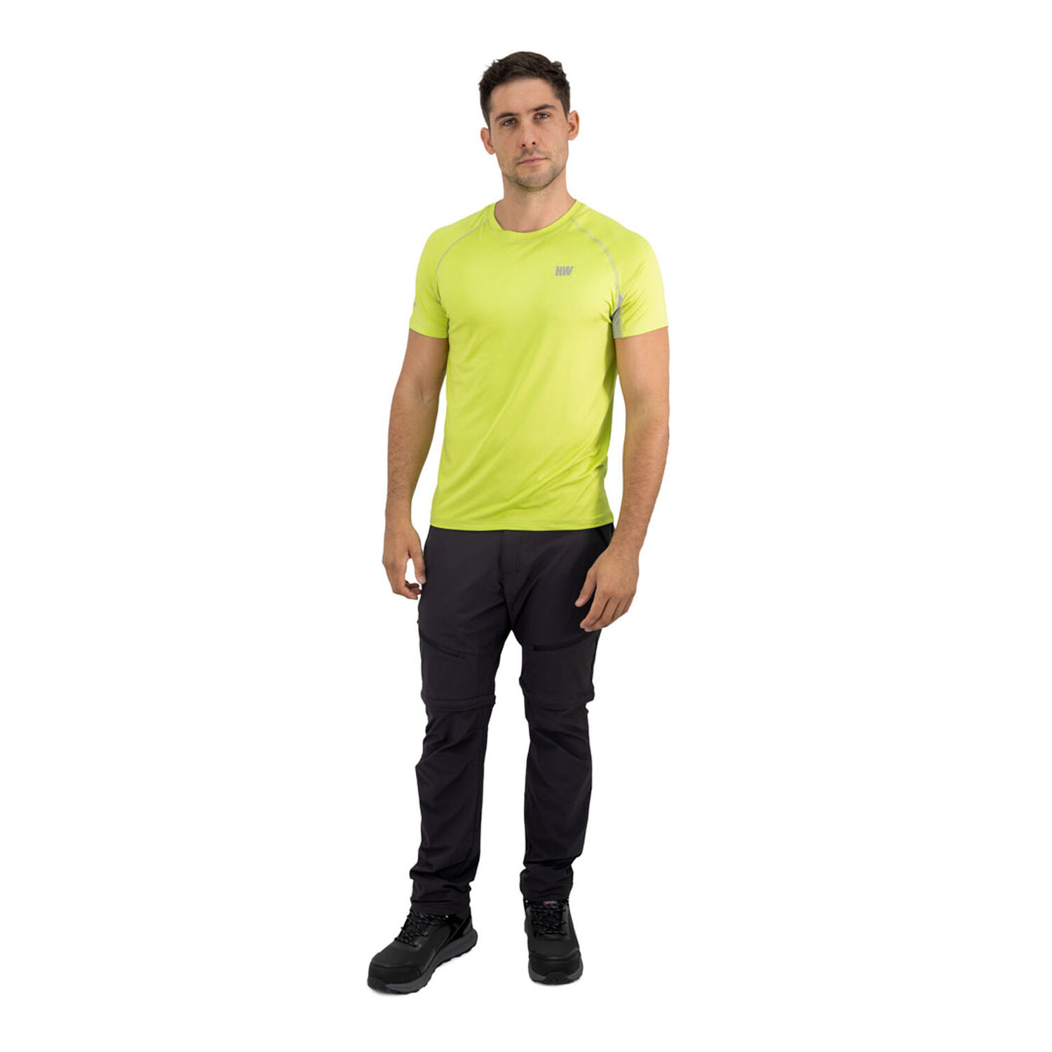 Polera Dry Fit Hw Spx Manga Corta Hombre Lime image number 6.0