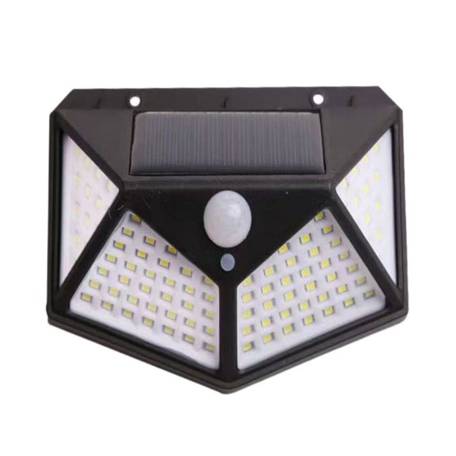 Aplique Triangular 100 Led Solar C/agua image number 0.0