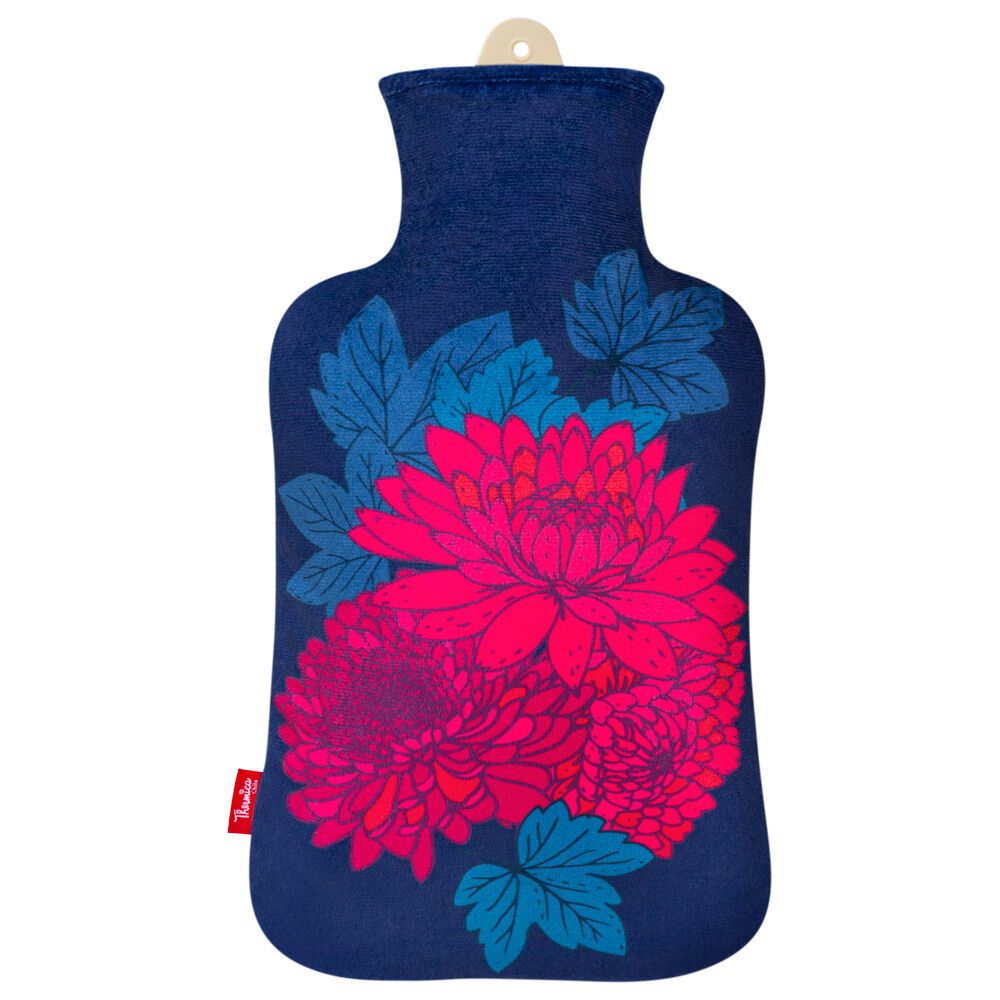 Guatero Thermicachile 2 Lt Flores Rojas&celeteste Fondo Azul image number 0.0