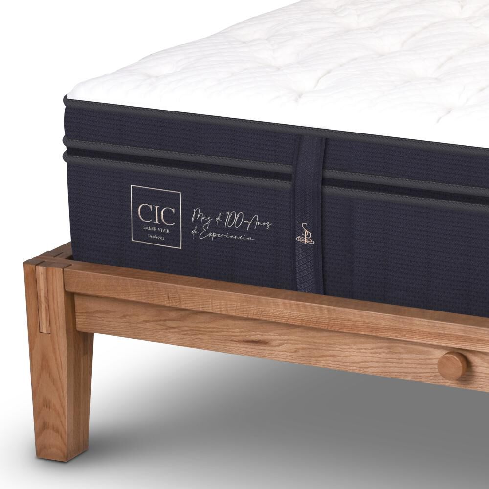 Cama Europea Cic Super Premium / King / Base Normal + Almohadas image number 10.0