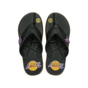 Sandalia Hombre Negro/azul Lakers Shot Nba Rider