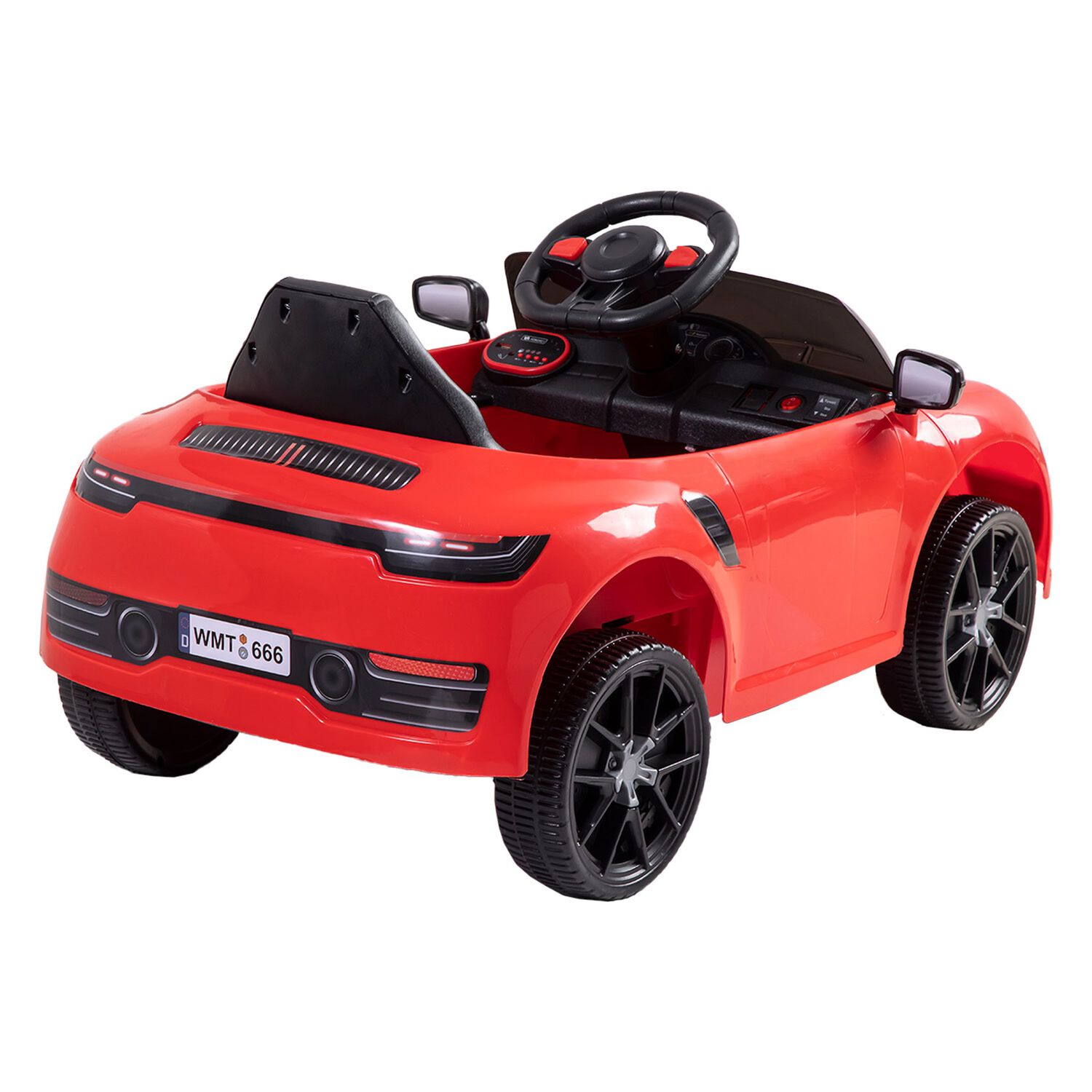 Auto Deportivo El&eacute;ctrico Race Rojo Bebesit image number 4.0