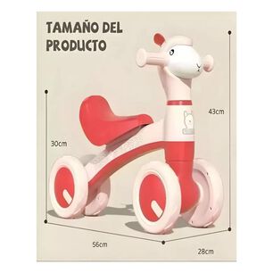 Juguete Correpasillo Bicicleta De Equilibrio Rosado Infantil