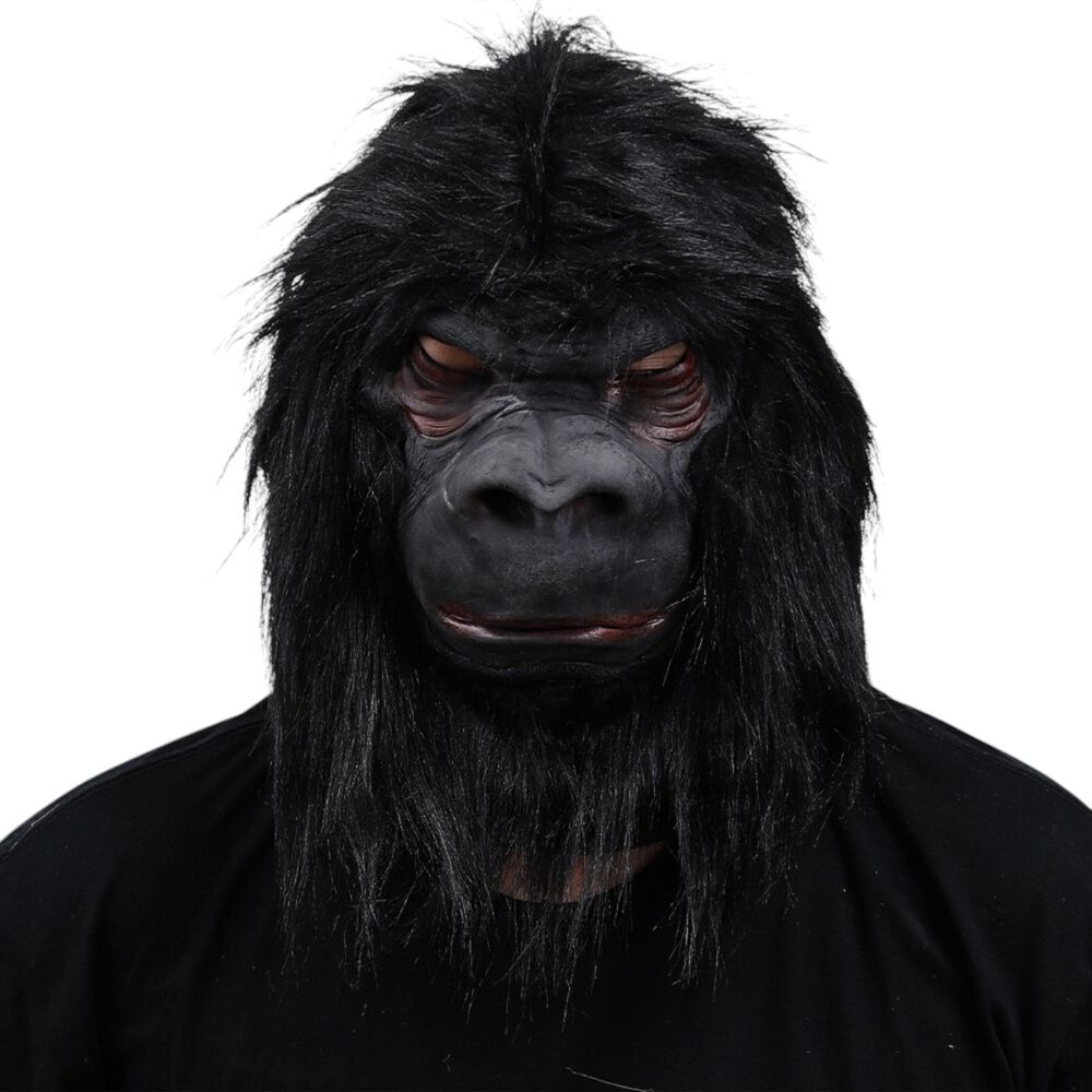 Máscara Látex Gorila Realista Disfraz Adulto Halloween image number 1.0