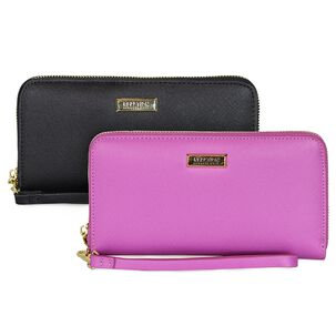 2 Billeteras De Mujer Jaeda Negra Y Rosada Kenneth Cole