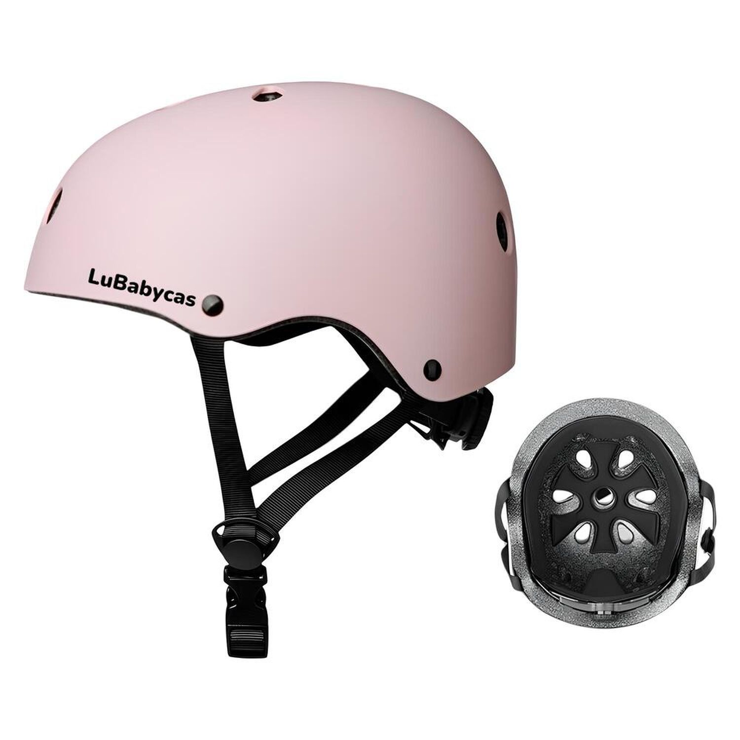 Casco Infantil Bicicleta Regulable Fantasy Rosado Lubabycas image number 8.0
