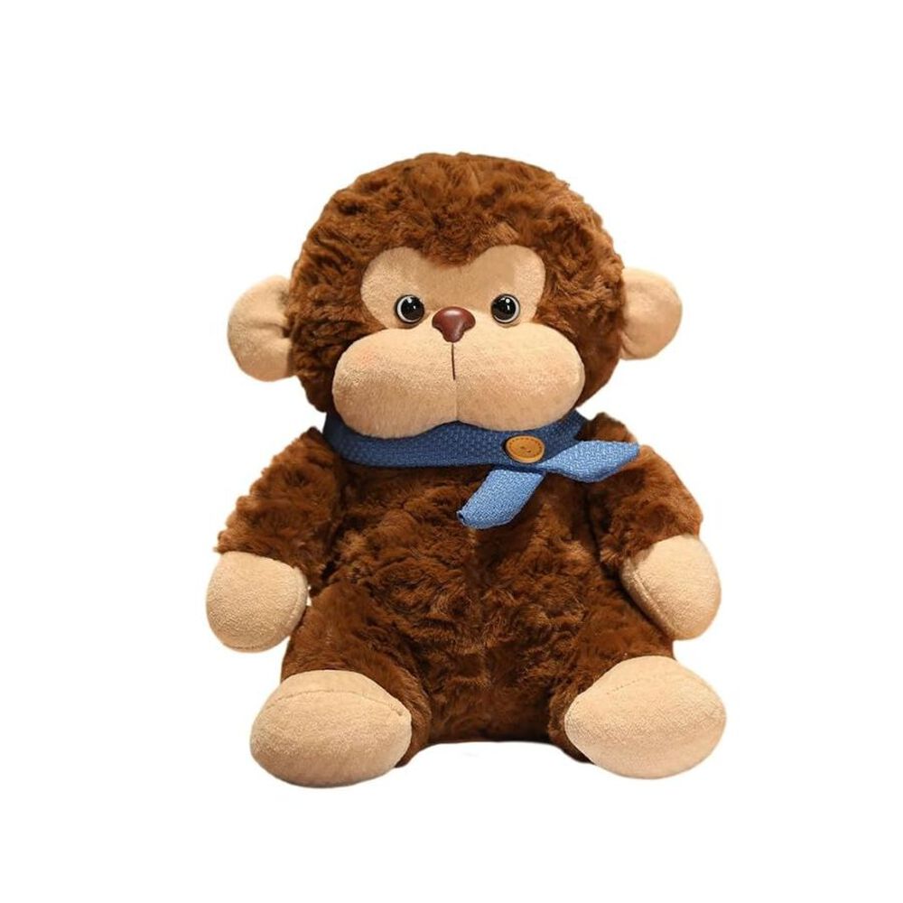 Peluche Mono Con Bufanda Azul 23cm image number 0.0