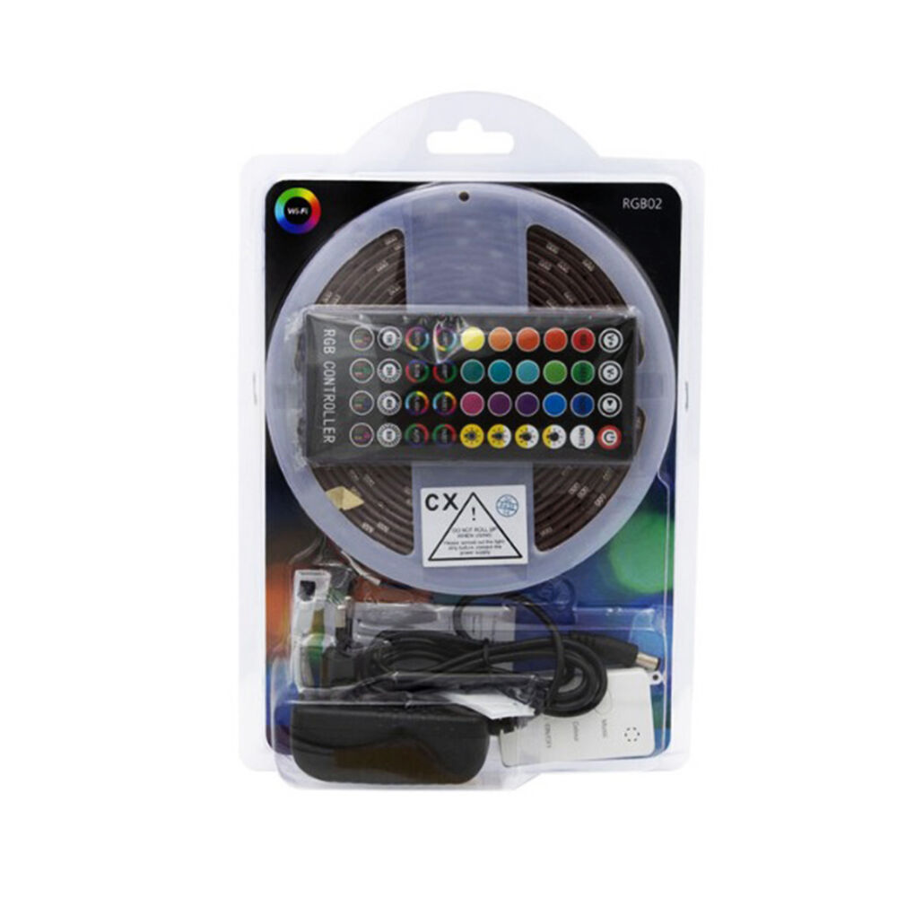 Tira De Luces Led Full Rgb Smart Home Wifi 5m Google/alexa image number 9.0
