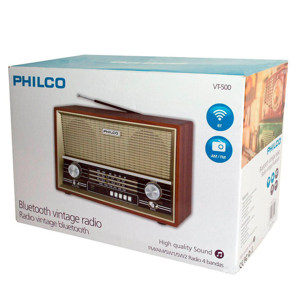 Radio Vt500 Vintage Bluetooth Usb Sd Tf image number 2.0