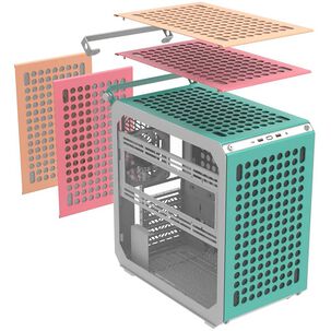 Gabinete Cooler Master Qube 500 Flatpack - Macaron Edition
