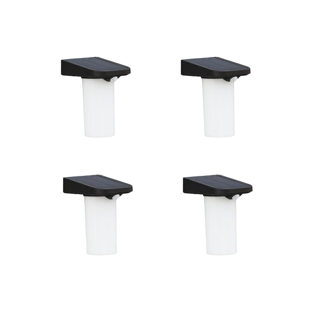 Pack 4 Unidades Aplique Solar Vertical Sin Base Contra Agua Con Sensor De Movimiento image number 0.0