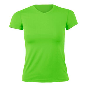 Polera Dry Fit Manga Corta Cuello V Urocyon Mujer