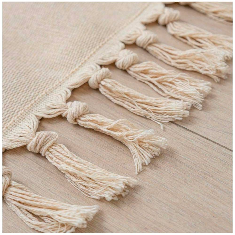 Alfombra Estilo N&oacute;rdico Bohemio Con Flecos 120x180 Cm Zic image number 3.0