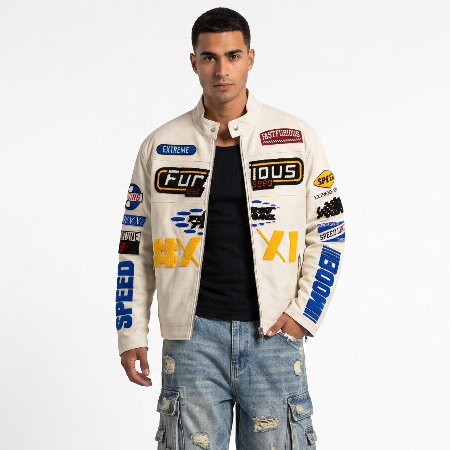 Chaqueta Ecocuero Soft Hombre Fast & Furious image number 0.0
