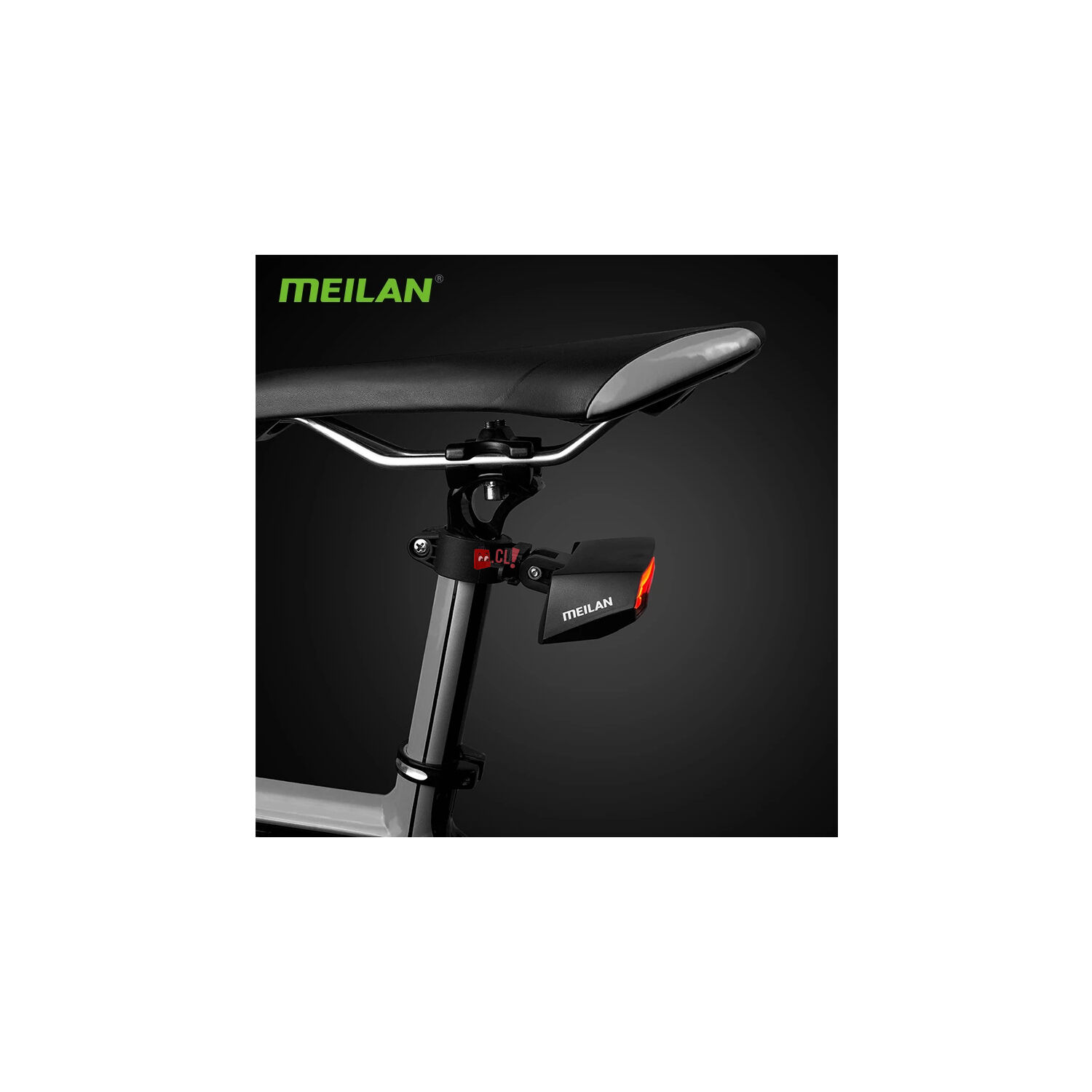 Led Con Laser Y Se&ntilde;alizador Para Bicicletas Meilan X5 - Ps image number 4.0