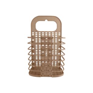 Cesta Ba&ntilde;o Lavander&iacute;a Plegable Caf&eacute; 46x27x15 Cm