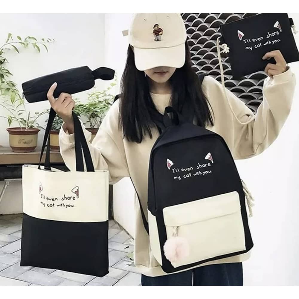 Mochila Escolar Colegial Infantil 4 Piezas Varios Modelos image number 1.0